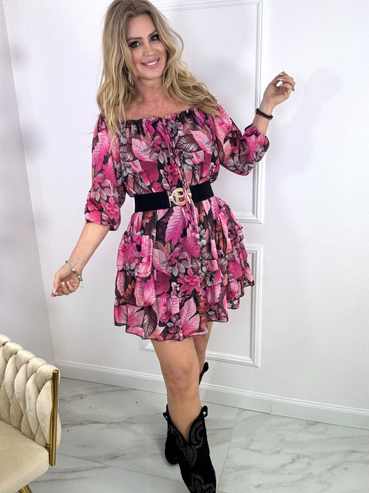 Fuchsia Spanish dress