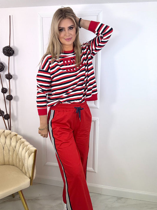 Miu Stripes Sweatshirt