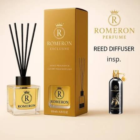 Patyczki Zapachowe - ROMERON EXCLUSIVE ARABIANA Home Fragrance Luxury Reed Diffuser 120ml