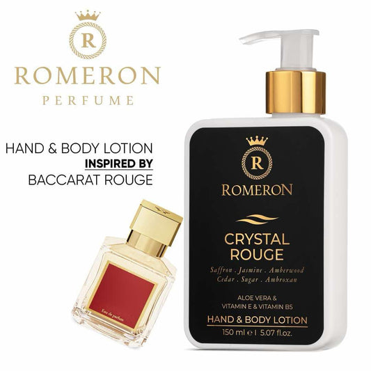 PERFUMOWANY BALSAM DO CIAŁA I RĄK ROMERON - CRISTAL ROUGE 150ml