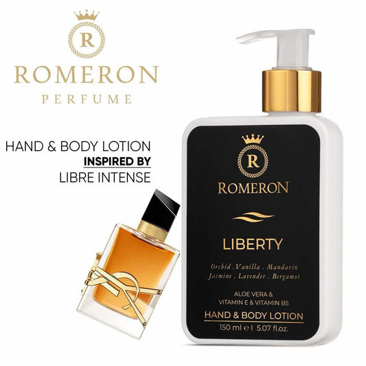 PERFUMOWANY BALSAM DO CIAŁA I RĄK ROMERON - LIBERTY 150ml